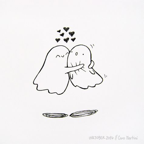 Ghost Drawing, Kunst Inspiration, Buku Skrap, Easy Doodles Drawings, Easy Doodle Art, Cute Doodles Drawings, Cute Doodle Art, Mini Drawings, Dessin Adorable