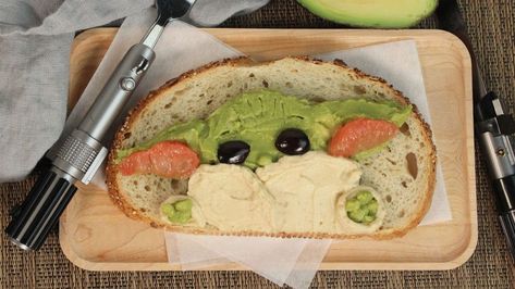 Avocado And Hummus, Hummus Toast, Bacon Weave, Bon Apetit, Avocado Hummus, Primal Paleo, Star Wars Baby, Baby Yoda, What To Cook