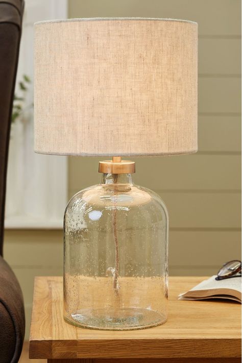 Zoe Olivia, Lamps Bedroom, Small Table Lamp, Touch Lamp, Bedside Table Lamps, Desk Table, Bedroom Lamps, Bubble Glass, Mason Jar Lamp