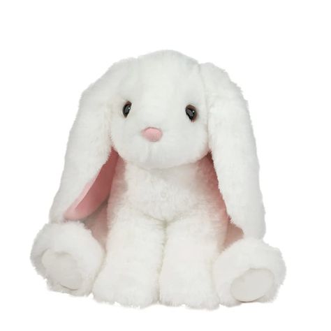 PRICES MAY VARY. Quiet and sweet, Maddie the Soft White Bunny is a stuffed animal who loves cuddling and sharing secrets. Long lop ears and an attentive expression will encourage animal lovers to befriend this endearing personality. The pink color of Maddie’s flocked nose and inside her ears add charm to her appearance, while large, amber colored eyes bring her endearing personality to life. Our rabbit’s snow white fur has been crafted from decadently soft plush materials for extra soothing hugs Maddie White, Sharing Secrets, Colored Eyes, Rabbit Dolls, Icon Png, White Bunny, Rabbit Plush, Bunny Toys, Cute Stuffed Animals