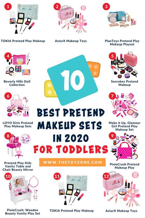 Toddler Makeup, Glittery Eyeshadow, Makeup Toys, Pretend Makeup, Best Toddler Toys, Cool Toys For Boys, Play Makeup, Makeup Containers, Cool Toys For Girls