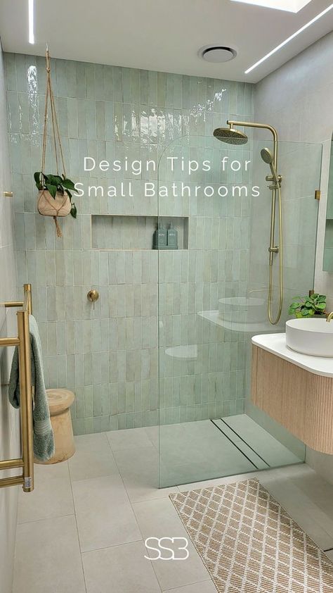 Shower With Floor To Ceiling Window, Bathroom Shower Room Ideas, 1 Tile Bathroom, Whole Wall Tile Bathroom, How To Renovate A Small Bathroom, Shower Room Bathroom, Open Concept Shower Small Bathroom, Simple Modern Small Bathroom, Tile Shower With No Door