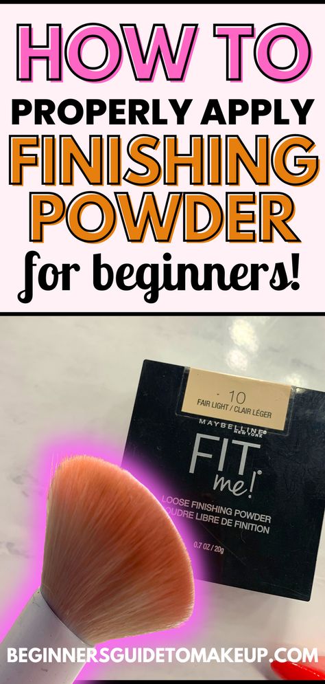 When To Use Setting Powder, Finishing Powder How To Use, How To Use Loose Powder Makeup, Translucent Powder How To Use, Where To Put Setting Powder On Face, How To Apply Loose Powder, How To Use Loose Powder, Pressed Powder How To Apply, How To Apply Powder