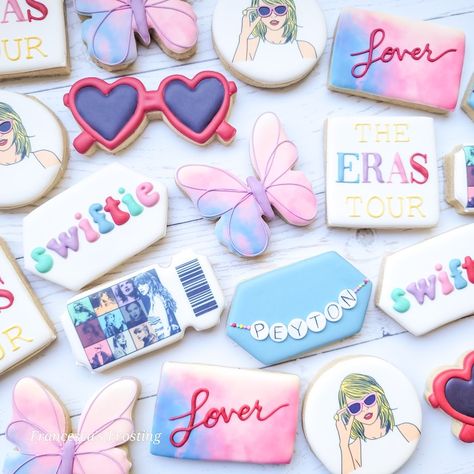 Custom Taylor Swift Eras Tour Swiftie Cookies Eras Tour Cookies Decorated, Taylor Swift Album Cookies, Taylor Swift Eras Cookies Decorated, Taylor Swift Eras Tour Cookies, Taylor Swift Baby Shower Cookies, Lover Cookies Taylor Swift, Taylor Swift Cookies Birthday, Taylor Swift Royal Icing Cookies, Taylor Swift Sugar Cookies Decorated