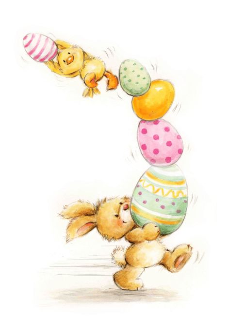 Large View Happy Easter Pictures, Easter Drawings, Easter Paintings, Easter Illustration, Painted Eggs, Easter Quotes, Easter Wallpaper, Easter Prints, Easter Images