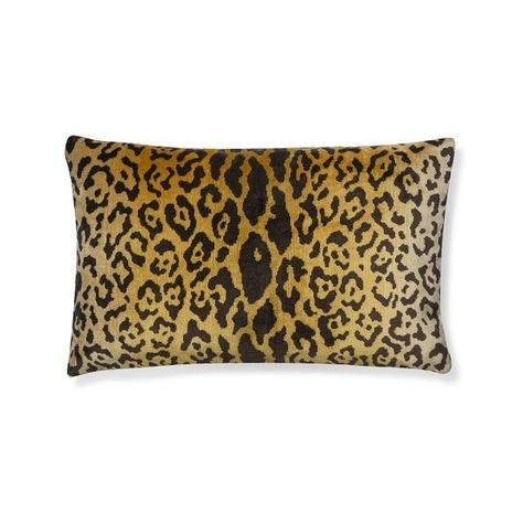 Williams-Sonoma Scalamandre Leopard Pillow Cover ($249) ❤ liked on Polyvore featuring home, home decor, throw pillows, patterned throw pillows, black throw pillows, black home decor, black accent pillows and textured throw pillows Leopard Pillow, Fall Bedroom Decor, Fabric Pillows, Leopard Pillows, Animal Throw Pillows, Scalamandre Fabric, Fall Bedroom, Black Throw Pillows, Green Velvet Sofa