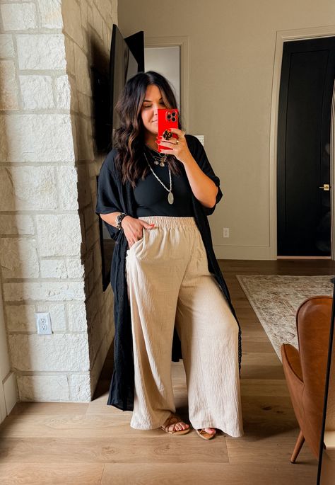 Rosvigor Wide Leg Pants for Women … curated on LTK Casual Summer Outfit Plus Size, Plus Linen Pants Outfit, Linen Pants Outfit Curvy, Plus Size Flowy Pants, Styling Wide Leg Pants Plus Size, Plus Size Wide Leg Pants Outfit Work, Wide Leg Pants Office Outfit, Wide Leg Plus Size Outfit, Wide Leg Pants Plus Size Outfit