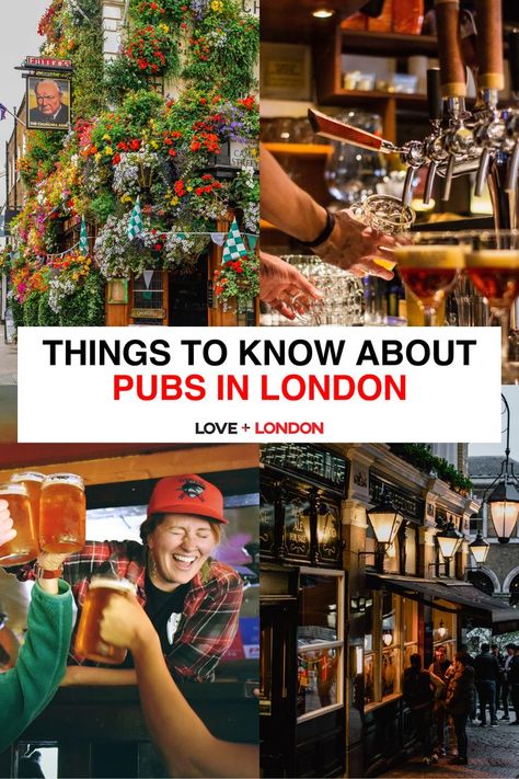 Top tips for visiting pubs in London. Learn pub etiquette, how to order a drink at a London pub, if you need to tip London bartenders, and more. Best London Pubs, Pubs In London, London England Travel, London Tips, Important Things To Know, Best Pubs, London Pubs, London Food, Visit London