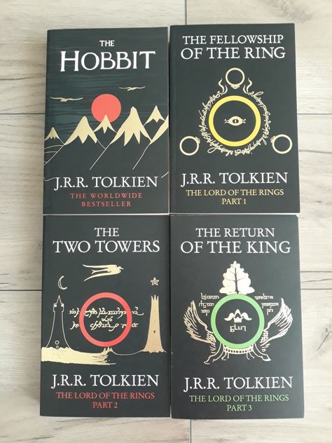 Hobbit&Lord of the Rings The Lord Of The Rings Book Cover, Lord Of The Rings Books Aesthetic, The Lord Of The Rings Book, Lord Of The Rings Book Aesthetic, Lotr Book Cover, Lord Of The Rings Book Cover, Lord Of The Rings Cover, Lotr Books, Hobbit Book Cover