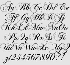 Fancy Lettering Alphabet, Cursive Letters Fancy, Cursive Fonts Alphabet, Fancy Cursive Fonts, Hand Lettering Alphabet Fonts, Tattoo Lettering Alphabet, Fancy Cursive, Tattoo Fonts Alphabet, Tattoo Fonts Cursive