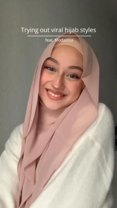 Turkish Hijab Tutorial, Square Hijab Tutorial, Grey Hijab, Hijab Turkish, How To Wear Hijab, Simple Hijab Tutorial, Instant Hijab, Style Video, Diamond Face Shape