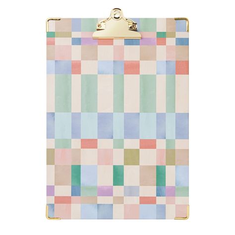 This eco-friendly clipboard by Greenroom combines style with function. This clipboard is made from 100% recycled paper and has trendy gold hardware accents on all corners with a durable gold clip to keep your papers secure. It's the perfect size for a standard letter size sheet of paper. Brighten your home or office workspace with Greenroom's recycled clipboard! Clipboard Art, Office Workspace, Gold Clips, Desk Organizers, Clipboard, Desk Organization, Sheet Of Paper, Recycled Paper, Letter Size