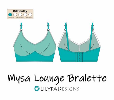 Couture, Free Bra Pattern, Bra Making Tutorial, Bralette Sewing Pattern, Bra Sewing Pattern, Bralette Pattern, Bra Sewing, Lounge Bra, Sewing Bee