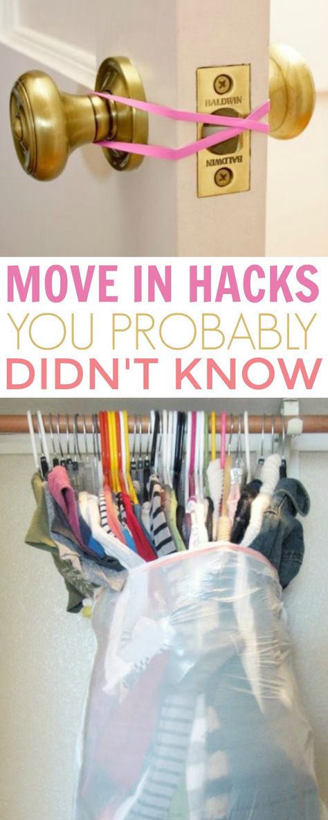 It’s never easy to move into a new living space, whether it be a dorm room, apartment, or house. It always seems like there’s so much to do and so many things that can go wrong. These Moving Hacks You Probably Didn’t Know will help you move into your new home with ease. #lifehacks #lifehck #goodlifehacks #tips #lifehackideas #usefullifehacks #lifehacksyoudontknow #moving #movingtips #movinghacks #movinghouse Packing Up Room To Move, Packing Labels For Moving, Cleaning Apartment Move In, Where To Begin Packing To Move, Make Moving Easy, What You Need To Move Out, How To Move Clothes When Moving, How To Move Into A New House Tips, Organized Moving Tips