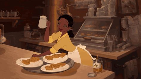 Princesa Tiana Disney, Disney Princess Gif, Tiana Disney, Tiana And Naveen, Princesa Tiana, Clickbank Affiliate, Disney Movies To Watch, Movie Gifs, Food Cartoon