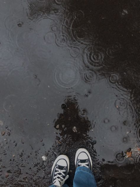 Perfect raindrops in a small pond and converse? Instagram, Converse, Small Pond, The Rain, R A, A Small, Instagram Photos