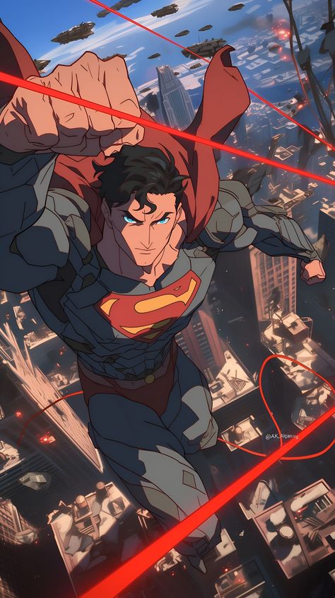 Step into the world of action and justice with Superman in this animated series inspired by the iconic Justice League style! Get ready to witness heroism like never before. 💥🦸 #Superman #JusticeLeague #midjourneyart #midjourney #animeart #animeedits #artoftheday #pictuers My Adventures With Superman Art, My Adventures With Superman Wallpaper, My Adventures With Superman Fanart, Brainiac Superman, Superman Oc, Superman Animation, Legendary Fanart, Dc Fan Art, Superman Fanart