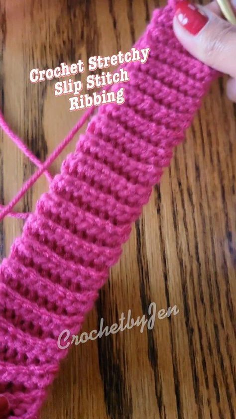 EthanAndJenniferHester on Reels | jenniferhilahester · Original audio Ribbing Crochet, Slip Stitch Ribbing, Revocable Living Trust, Stretchy Crochet, Slip Stitch Crochet, Diy Wardrobe, Crochet Stitch, Crochet Edging, Crochet For Beginners