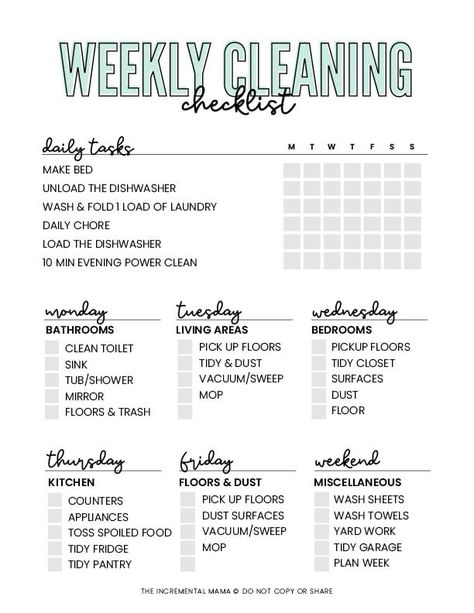 Free Weekly Cleaning Schedule & Checklist Printable House Work Schedule Daily Routines, Organisation, Cleaning Schedule Pdf, House Cleaning Weekly Schedule, Weekly Room Cleaning Checklist, Free Weekly Cleaning Schedule Printable, House Chores List Cleaning Routines Free Printable, Free Daily Cleaning Schedule Printable, Cleaning Schedule Editable Free