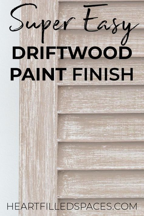 Furniture Repair, Driftwood Paint, Rustic Paint, Driftwood Furniture, Painted Driftwood, Hemma Diy, Furniture Rehab, Furniture Renovation, Paint Finish