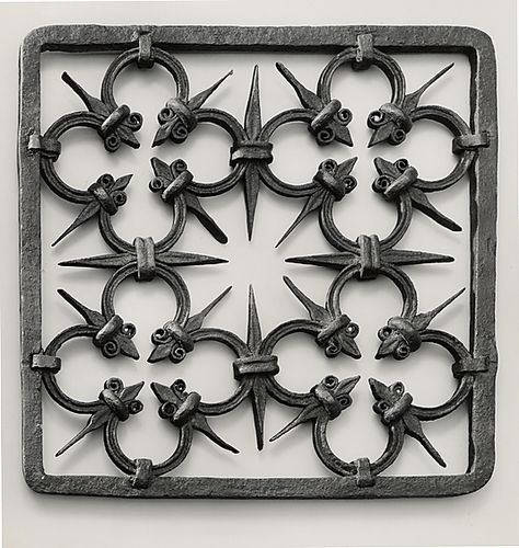 Grille Date: 15th–16th century Culture: Italian Medium: Iron Drátěná Socha, Arte Occulta, The Cloisters, Iron Work, Iron Gates, 3d Laser, Gothic Architecture, The Metropolitan Museum Of Art, Metal Sculpture