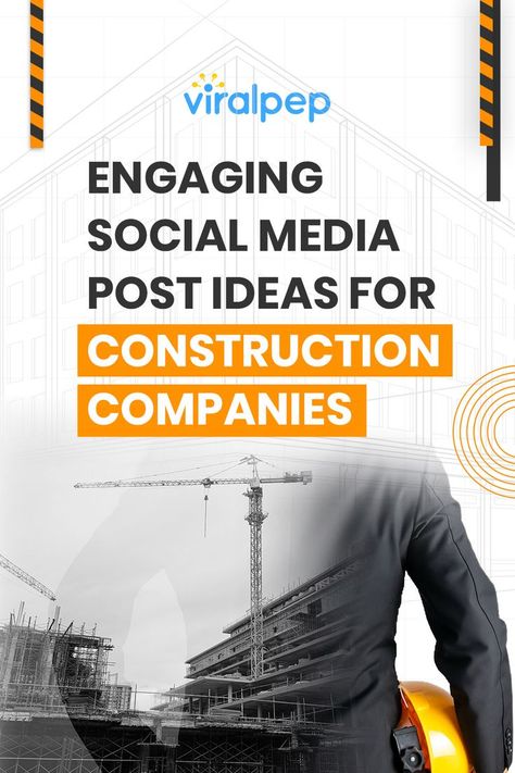 🏗️ Looking for Engaging Social Media Post Ideas for your Construction Company? Check out our latest blog, where we share creative strategies to captivate your audience and boost your brand visibility! 📣👷‍♂️ 📚 Read now:https://www.viralpep.com/engaging-social-media-post-ideas-for-construction-companies #ConstructionCompany #SocialMediaMarketing #Engagement #BuildingSuccess 🏢👍 Construction Social Media, Construction Site Safety, Creative Social Media Post, Social Media Post Ideas, Electrician Services, Brand Visibility, Construction Companies, Social Media Management Tools, Construction Business