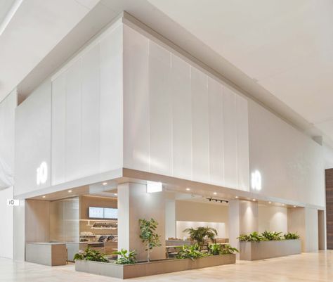 iQ by Mason Studio Features a Healthy Mix of Architecture and Plant Life | designlinesmag.com Café Interior, Less But Better, Retail Facade, Shop Facade, Healthy Mix, Storefront Design, Shop Interior Design, Cafe Interior, Shop Interior