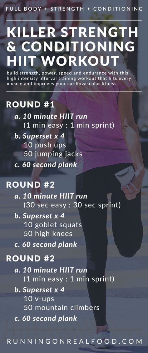 Hiit Running, Metabolic Conditioning, Full Body Hiit Workout, Protein Pudding, Conditioning Workouts, Build Muscle Mass, Hiit Training, Strength Conditioning, Body Strength