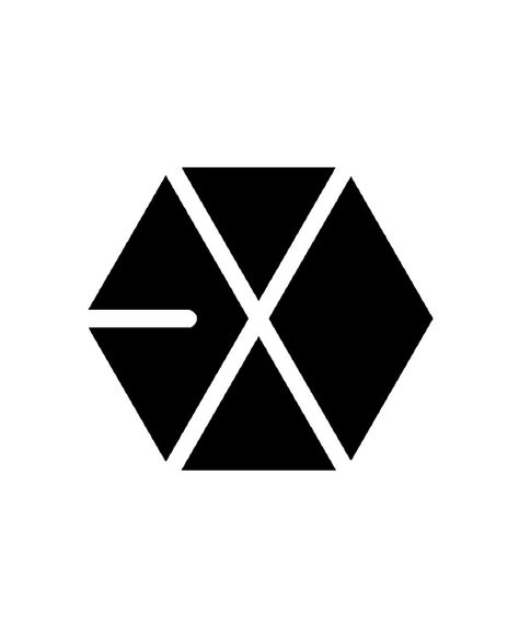 Exo Symbol Logo, Logo Exo Symbols, Kpop Groups Logo, Exo Logo Design, Kpop Patches, Exo Logos, Kpop Group Logo, Logo Font Design, Exo Dear Happiness