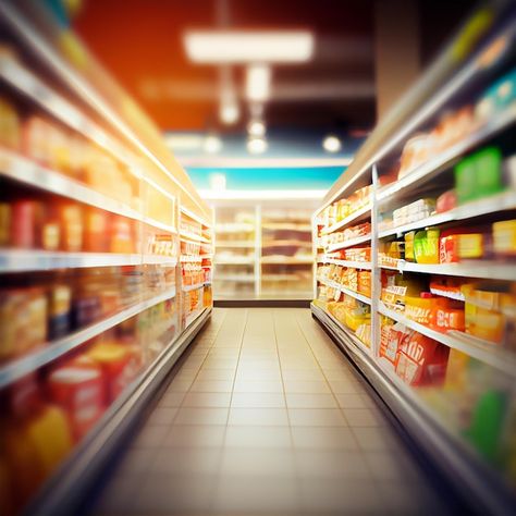 Photo realistic blur background of store... | Premium Photo #Freepik #photo #supermarket-background #market-background #supermarket #aisle Super Market Background, Grocery Background, Super Market Aesthetic, Grocery Store Aesthetic, Grocery Store Background, Supermarket Aesthetic, Supermarket Background, Shopping Wallpaper, Hyper Market