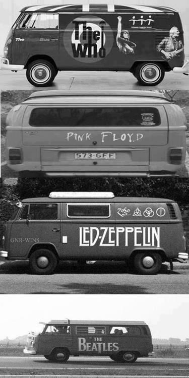 ☯☮ॐ American Hippie Bohemian Wanderlust Classic Rock ~ road trip VW van rock band style . . Led Zeppelin, The Who, Pink Floyd, The Beatles! Muzică Rock, Vw Minibus, Combi Volkswagen, Joe Cocker, Joan Baez, Rock N’roll, Vw T1, I'm With The Band, Volkswagen Bus