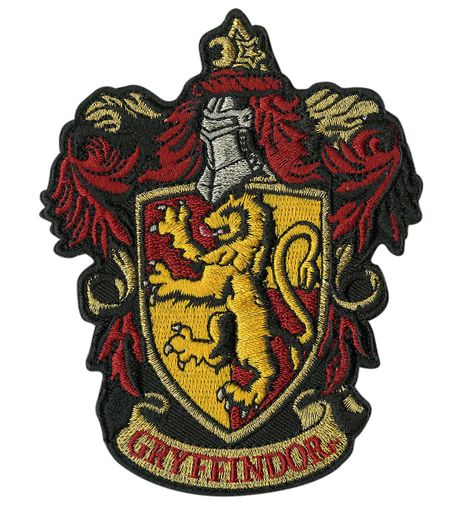 Gryffindor Symbol, Harry Potter Christmas Diy, Gryffindor Logo, Senior Jackets Patches, Harry Potter Patch, Buzzfeed Gifts, Harry Potter Colors, Elegant Throw Pillows, Monster Book Of Monsters