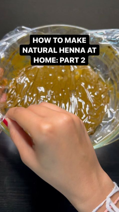 hennabyishaa on Instagram: Make natural henna at home: Part 2! Recipe from previous video: 100 g natural henna powder (using @_mm_usa @sell_mehandi powder in this… How To Make Henna Powder, How To Make Homemade Henna, How To Make Henna Without Henna Powder, Diy Henna Tattoo Recipe Without Powder, Diy Henna Recipe, Homemade Henna Recipe, How To Make Henna At Home, How To Make Henna Paste, Diy Henna Tattoo Recipe