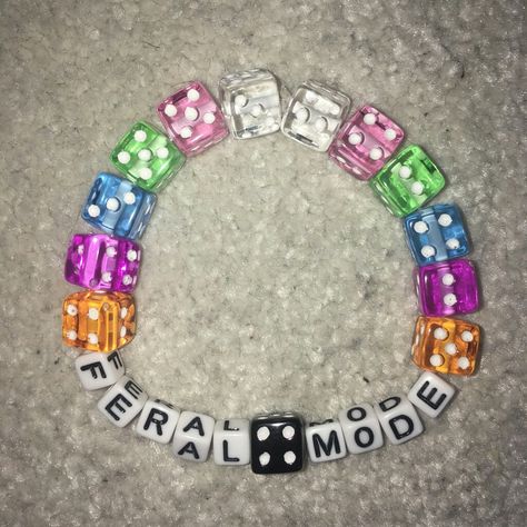 Rave Gifts, Kandi Phrases, Kandi Ideas Singles, Kidcore Kandi, Kandi Singles Ideas, Kidcore Bracelet, Rave Kandi Bracelets, Rave Kandi Ideas, Kandi Singles