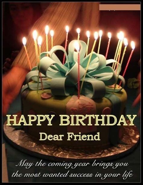 1390+ Birthday Pictures, Images, Photos Birthday Dear Friend, Happy Birthday Dear Friend, Cake With Candles, Birthday Wishes For Friend, Happy Birthday Friend, Happy Birthday Wishes Quotes, Birthday Wishes And Images, Wishes For Friends, Happy Birthday Dear