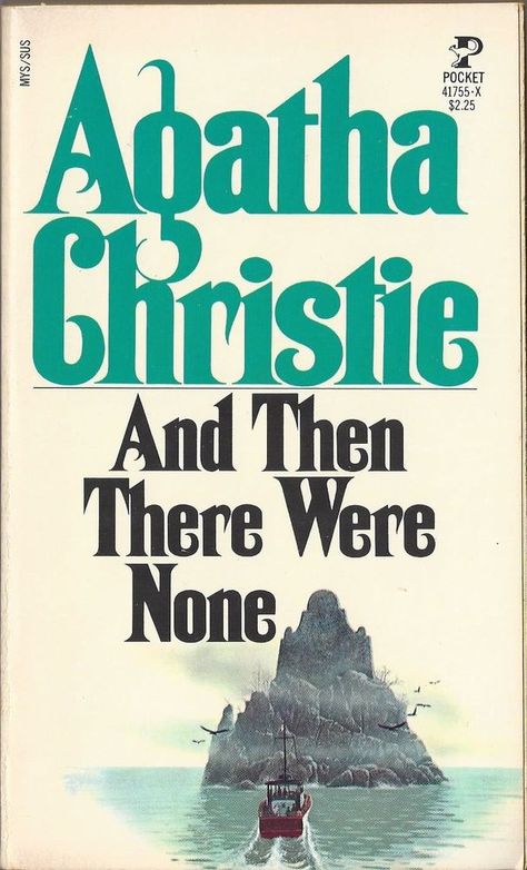 And Then There Were None by Agatha Christie.  Pocket Book edition, 1977. And Then There Were None Agatha Christie, Agatha Christie And Then There Were None, And Then There Were None Poster, Agatha Christie Book Covers, And Then There Were None Book, And Then There Were None Aesthetic, Agatha Christie Books Aesthetic, And Then There Were None, Agatha Christie Aesthetic