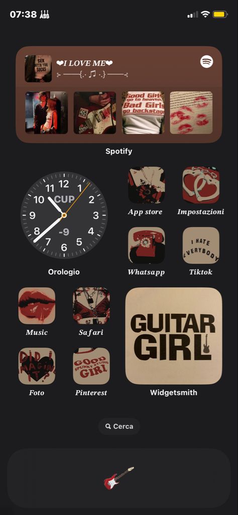 iOS 14 homescreen 
Rockstar gf aesthetic Rockstar Girlfriend Phone Layout, Rockstar Gf Phone Layout, Rockstar Wallpaper Iphone, Rockstar Phone Layout, Downtown Ios Homescreen, Iphone Lockscreen And Homescreen Ideas, Rockstar Homescreen, Rockstar Wallpaper Aesthetic, Widgets 2024