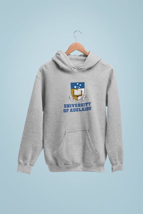 // d e s c r i p t i o n // University of Adelaide cozy go-to college hoodie/sweatshirt to curl up in. The garment is soft and smooth. Adelaide University is a great University in Adelaide, University.  * Unisex fit * Washer and dryer safe * cotton & polyester (50/50) * Eco-friendly * Double-lined hood * Front pouch pocket // s i z i n g // For a looser fit: Your usual size Fitted look: One size down Measurements: Length / Width (inches) S: 27 / 20 M: 28 / 22 L: 29 / 24 XL: 30 / 26 2XL: 31 / 28 Korea College, University Of Adelaide, Peking University, Korea University, Monash University, Adelaide Australia, College Sweatshirt, College Hoodies, Seoul Korea