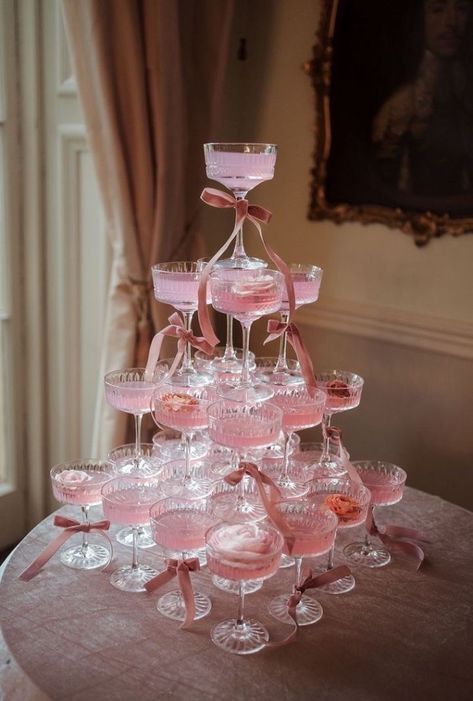 Raising a glass to the finer things in life... like pink champagne towers and lace dreams. 💕✨   Click the link in our bio to discover all of our luxurious collections.💝   #RubyLaceEmpowerment #LuxuryLingerieLove #ConfidenceInLace #BeautyRedefinition #EmpoweredElegance #TransformativeLingerie #EleganceEveryday #LingerieLuxuryLife #ConfidenceIsBeautiful #EmpowerInStyle #RadiantInRubyLace #ChicConfidence #BoldAndBeautifulLingerie #EmpowermentThroughLingerie #LingerieThatInspires #BeautyBeyondSize Entrees For Party, Simple Classy Bridal Shower Ideas, Indoor Bridal Shower Decorations, Coquette Party Favors, Coquette Centerpieces, Princess Wedding Decor, 21 St Birthday Party Ideas, Pink Engagement Party, Pink Bridal Shower Ideas