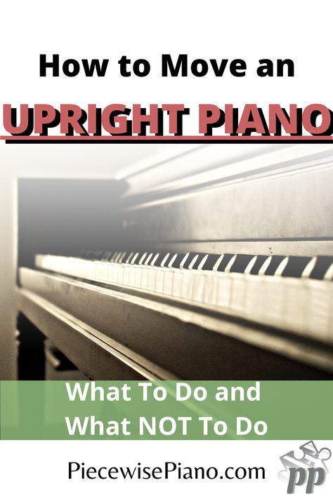 Sometimes you have to pay someone else to move your piano, but other times it's possible to do it yourself. Find out how to move your piano yourself and how to know whether that's the right option for you. Upcycling, Moving Tips, Household Tips, Rooms With Pianos, Decorating Piano, Diy Moving, Moving A Piano, Old Pianos, Upright Piano