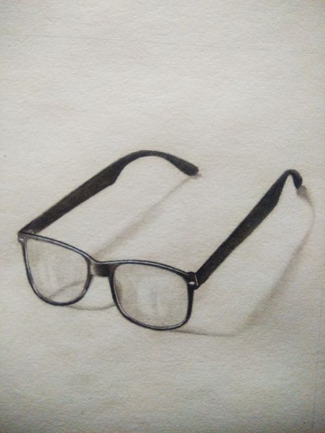 Eyeglasses Drawing Reference, Drawing Of Glasses, Sunglasses Drawing Reference, Eyeglasses Drawing, How To Draw Glasses, Glasses Sketch, Glasses Drawing, Nerdy Glasses, Realistic Drawing