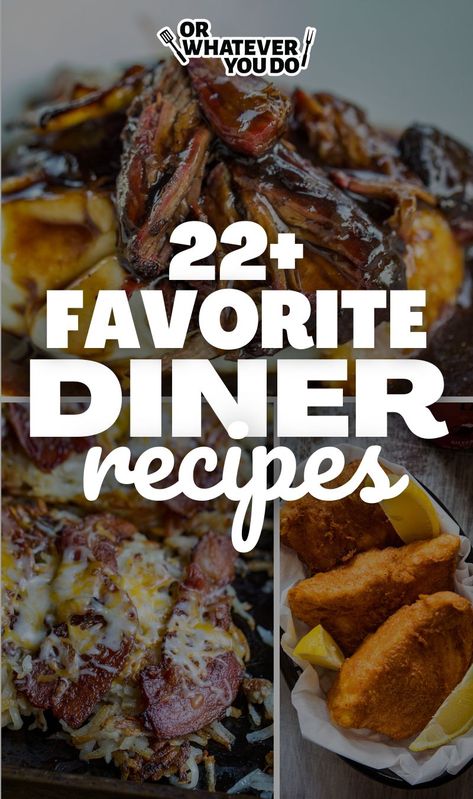 American Favorite Food, Best Diner Food, Southern Food Truck Recipes, Diner Style Recipes, American Diner Recipes, Beef Knuckle Recipes, Diner Food Ideas, Country Dinner Recipes, Diner Food Recipes