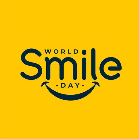 Positive Backgrounds, Smile World, Smile Logo, Cat Logo Design, Balloon Logo, Smile Day, World Smile Day, Smile Icon, Earth Illustration