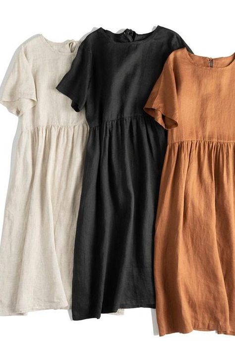 Casual Summer Outfits, Cotton Linen Dresses, Looks Plus Size, Linen Maxi Dress, Modest Fashion Outfits, Modest Dresses, Mode Outfits, Modest Outfits, Womens Maxi Dresses