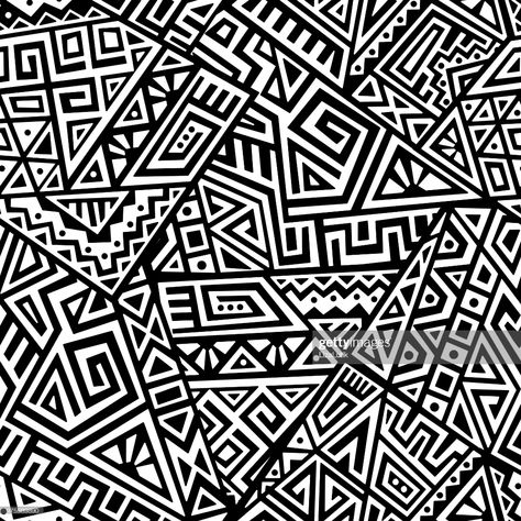 stock illustration : Creative Vector Seamless Pattern Pattern Illustrations, African Pattern Design, American Pattern, Geometric Vector, Tableau Art, African Pattern, Graphic Wallpaper, Free Vector Graphics, Pattern Illustration