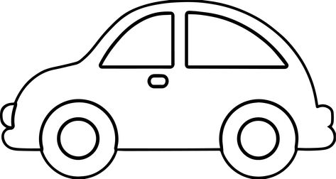 Black and White Cartoon Car | Car Outline | Free download best Car Outline on ClipArtMag.com Car Template Free Printable, Auto Clipart, Coloring Car, Simple Car Drawing, Car Outline, Auto Cartoon, Car Coloring Pages, Cartoon Car Drawing, Cars Coloring