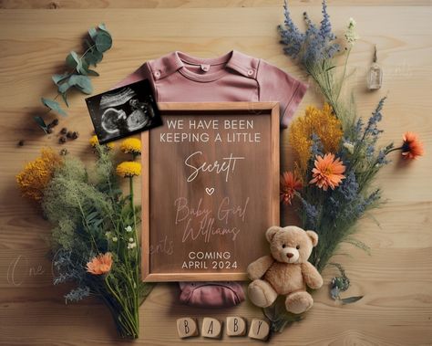 Congratulations you are having a GIRL! Pregnancy is very special and new baby is something to celebrate! Share the news of your pregnancy with friends and family with this unique digital pregnancy announcement. This baby girl announcement is the perfect gender reveal. This editable template allows me to customize your announcement exactly how you want it. Use this pregnancy reveal to share on all social media platforms or print it out for mailings. Easy to share on Facebook, Instagram, Email or Pregnancy Announcement Summer, Social Media Gender Reveal, Spring Pregnancy Announcement, Boy Pregnancy, Spring Baby Boy, Pregnant With Boy, Boy Announcement, Pregnancy Announcement Template, Baby Announcement Photoshoot