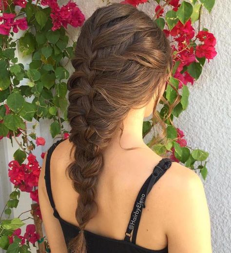 Simple Braided Hairstyle For Long Hair Loose Braid Hairstyles, Best Braid Styles, Loose French Braids, Luxy Hair, French Braid Hairstyles, Loose Braids, Mens Braids Hairstyles, Braided Hairstyles For Wedding, Easy Braids