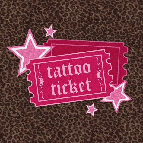 you can now purchase a tattoo ticket on my Etsy (link in bio) if you want to get any of my illustrations tattooed!! i’m planning on designing some flash sheets in the near future so keep an eye out!! 🩷💫#tattooticket #tattooart #tattoo #flashsheet #mcbling #y2ktattoo #ashevilletattoo A Tattoo, Tattoo Artists, Ticket Illustration, Tattoo Ticket, Flash Sheets, All Design, Drawing And Illustration, Art Tattoo, Drawing Illustrations