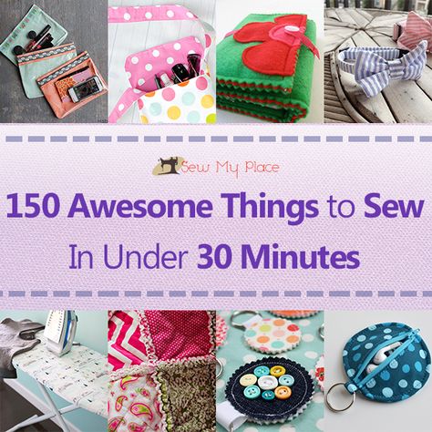 150 Awesome Sewing Projects That Takes Less Than 30 Minutes Super Easy Sewing Projects, Holiday Hand Towels, Diy And Crafts Sewing, Sewing Projects For Kids, Bee Crafts, Sewing Design, My Place, Looking For Something, Sew In